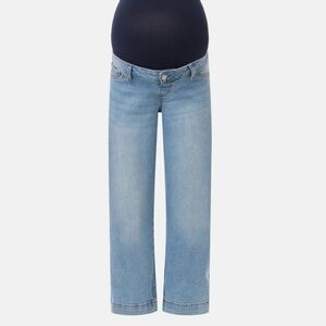 Seraphine Blue Maternity Flare Jeans